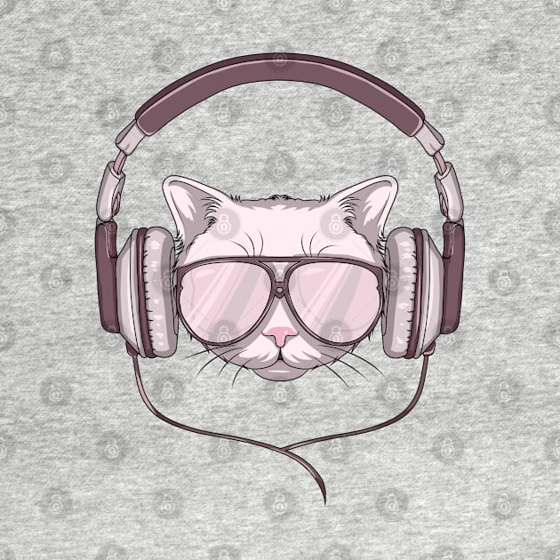 Cool cat is listen music by Markus Schnabel